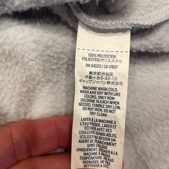 Old Navy 1/4 zip long sleeve pullover mint green and light gray size large - Picture 4 of 5